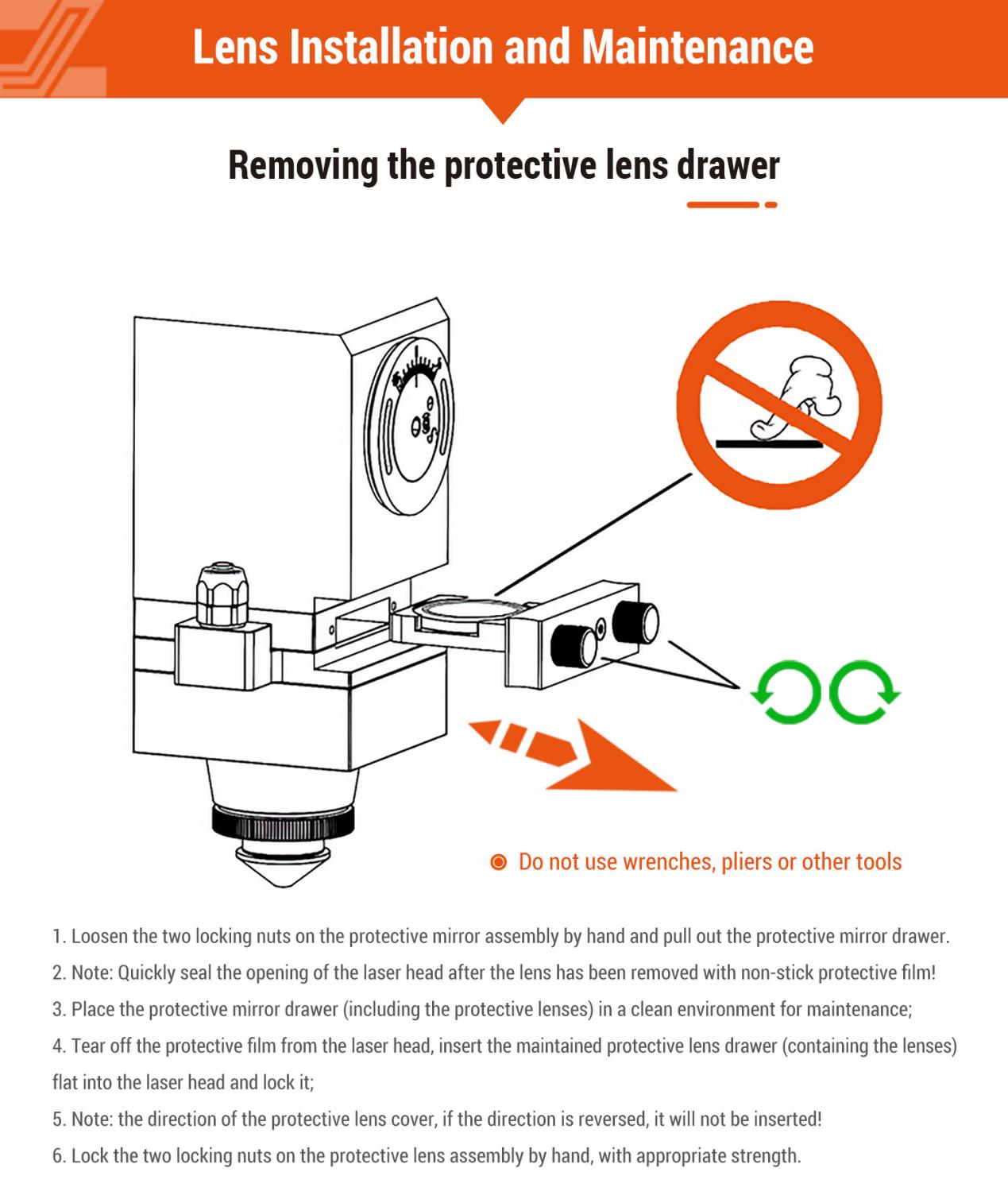 4000W Protective Lens